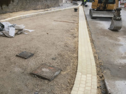 travaux bordures en pavés - tp services