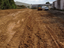 réalisation de travaux de terrassement