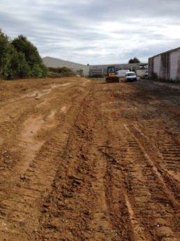 réalisation de travaux de terrassement