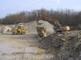 Triage des déchets sur chantier